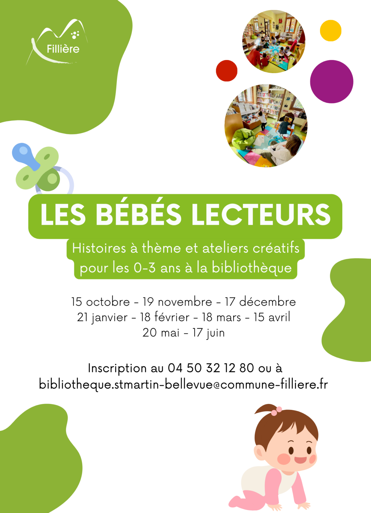 La lecture pour les petits dans les bibliothèques