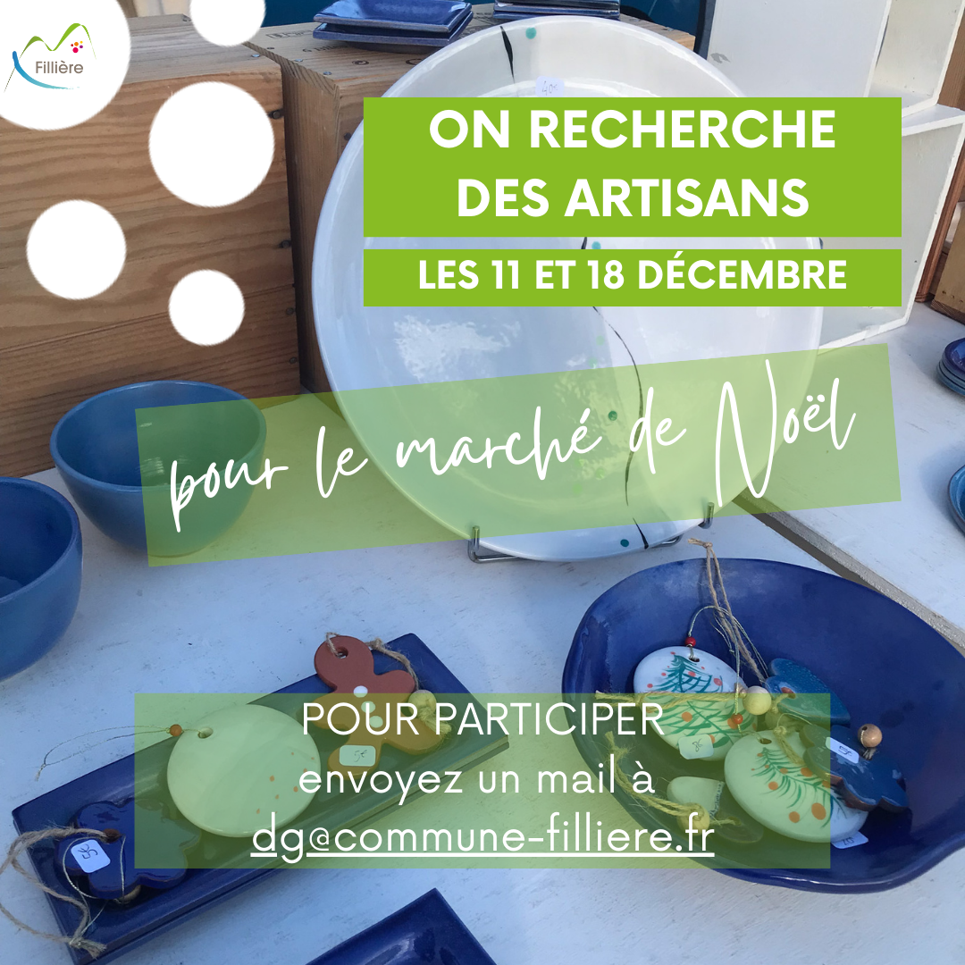 Marché de Noël 2024 : on recherche des artisans