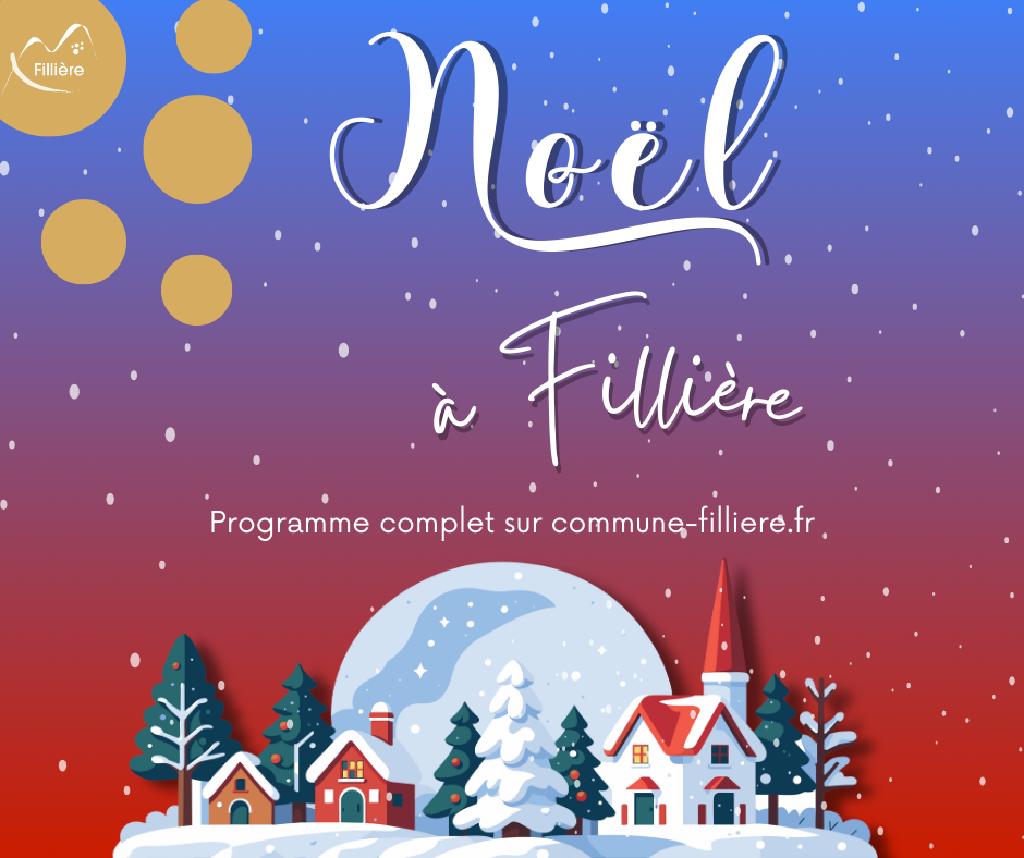 Noël à Fillière : le programme complet